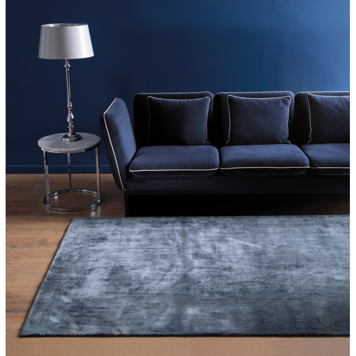 Alfombra LINEN DARK BLUE (Handmade Collection)
